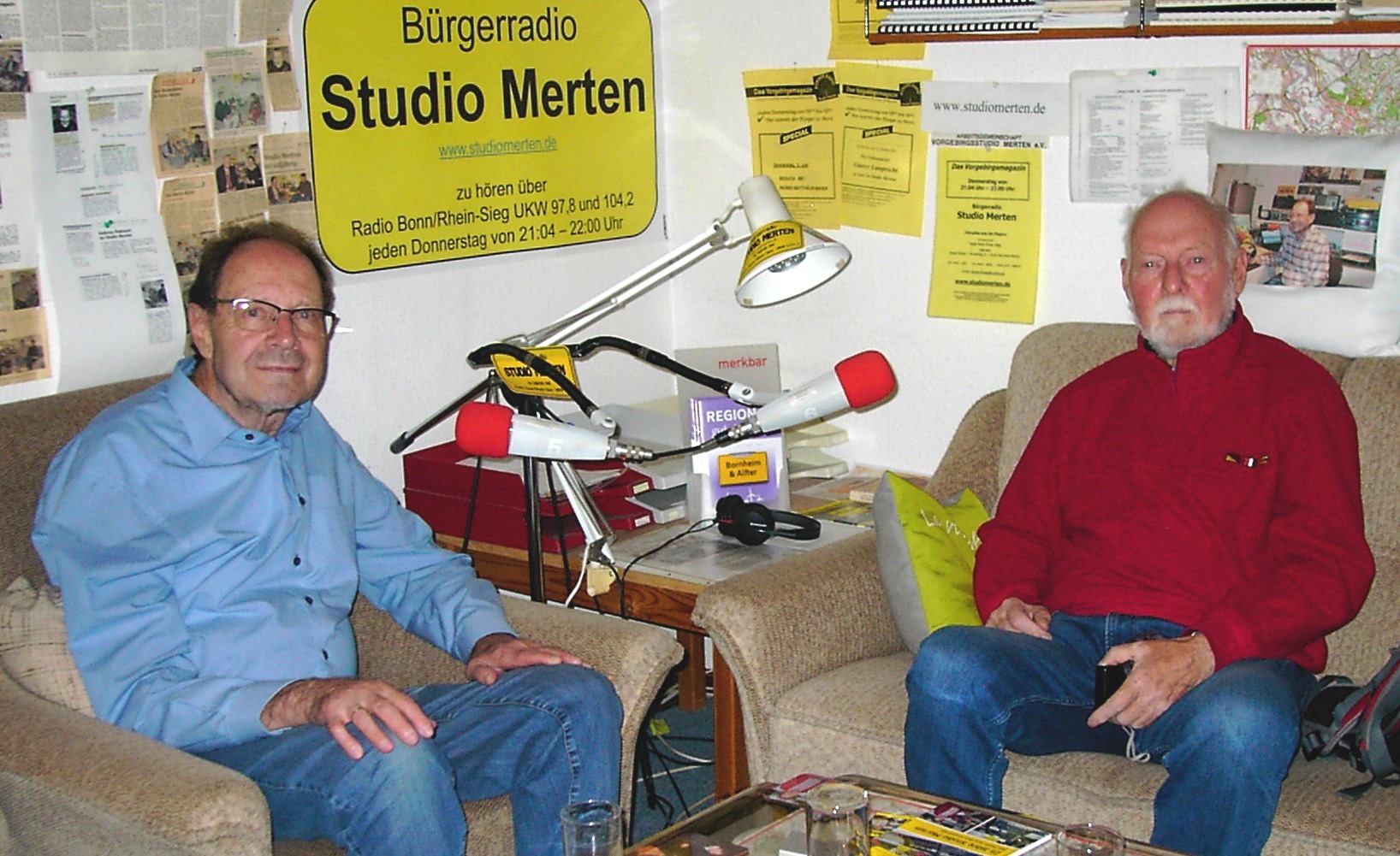 v. l.: Otto Ganser und Heinz Menke