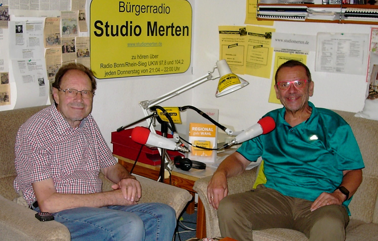 v. l.: Otto Ganser und Jörg Bertram