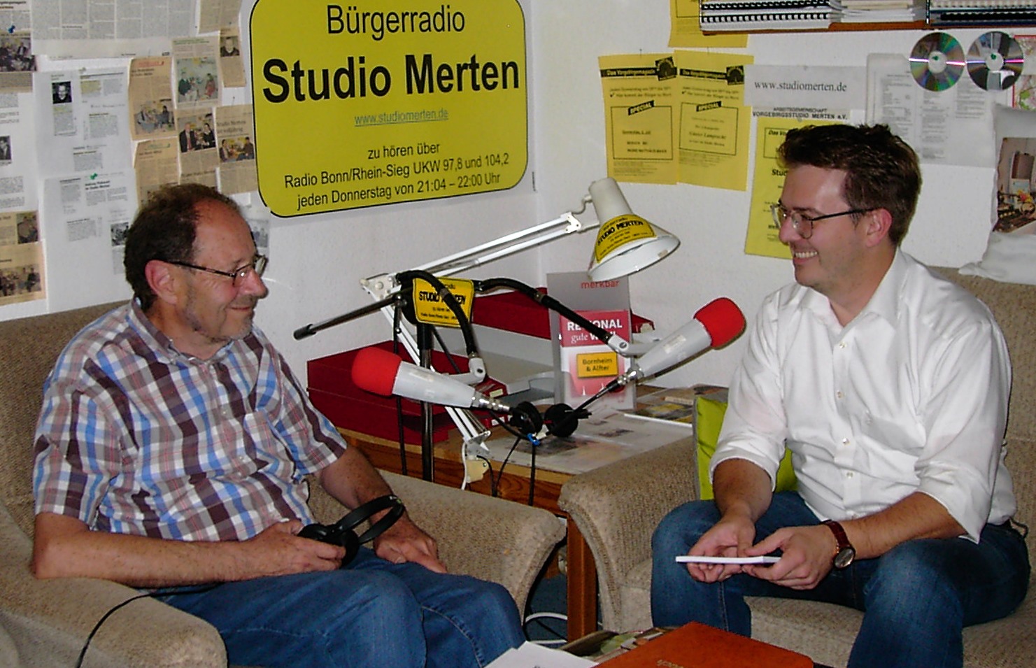 v. l.: Otto Ganser und Stefan Großmann