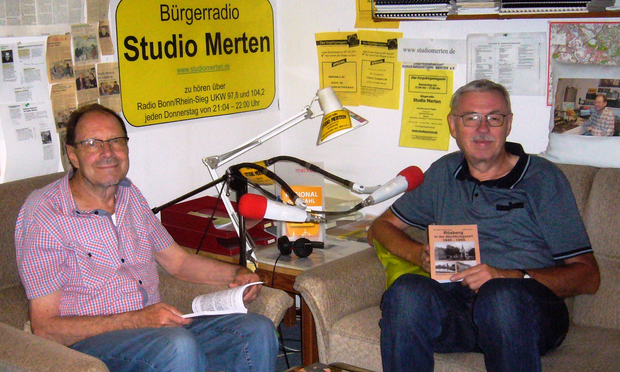 v. l,; Otto Ganser und Willi Hermann
